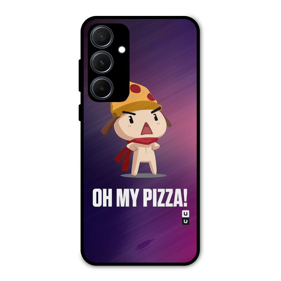 Oh My Pizza Metal Back Case for Galaxy A35