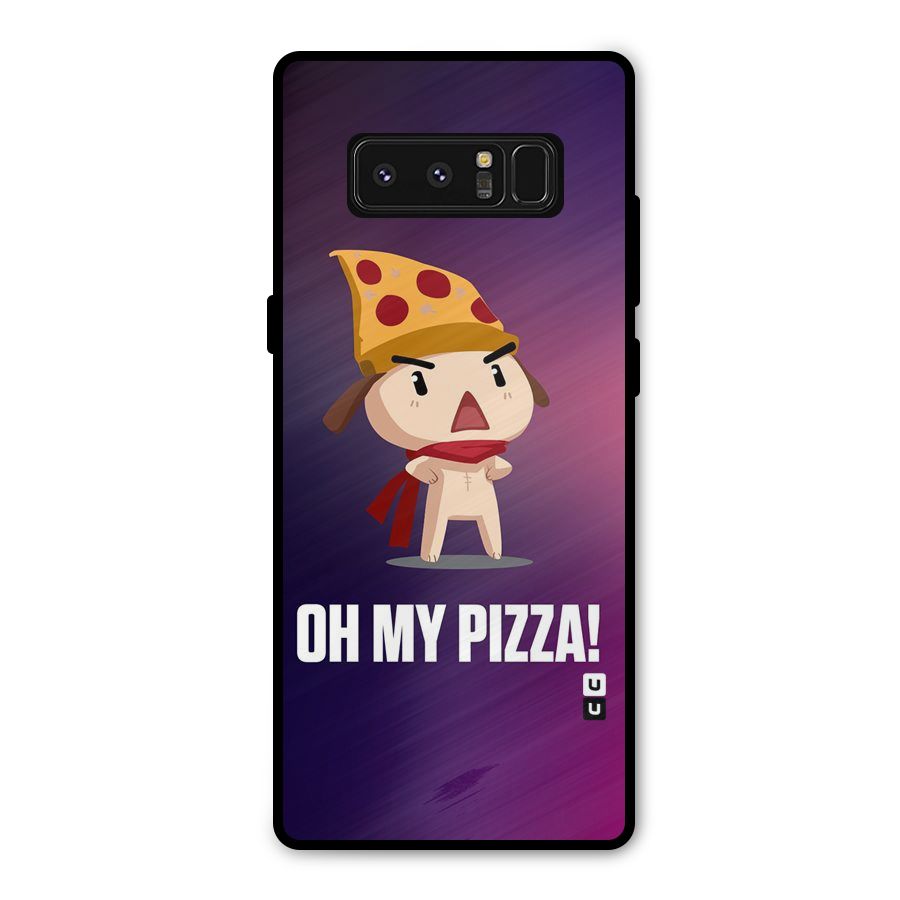 Oh My Pizza Metal Back Case for Galaxy Note 8