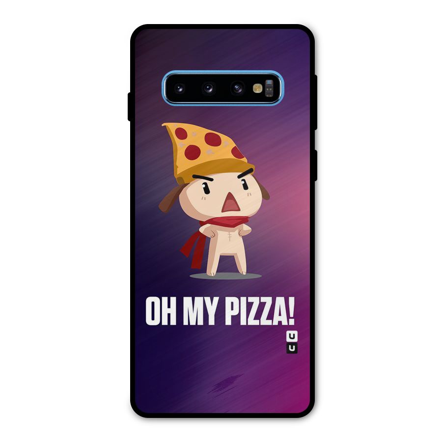 Oh My Pizza Metal Back Case for Galaxy S10