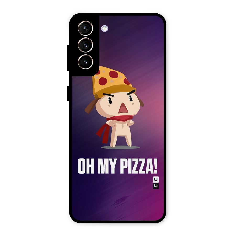 Oh My Pizza Metal Back Case for Galaxy S21 Plus