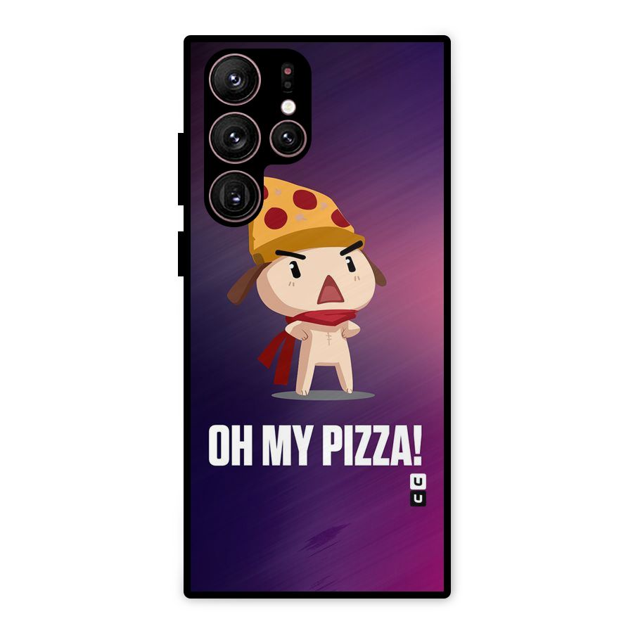 Oh My Pizza Metal Back Case for Galaxy S22 Ultra 5G