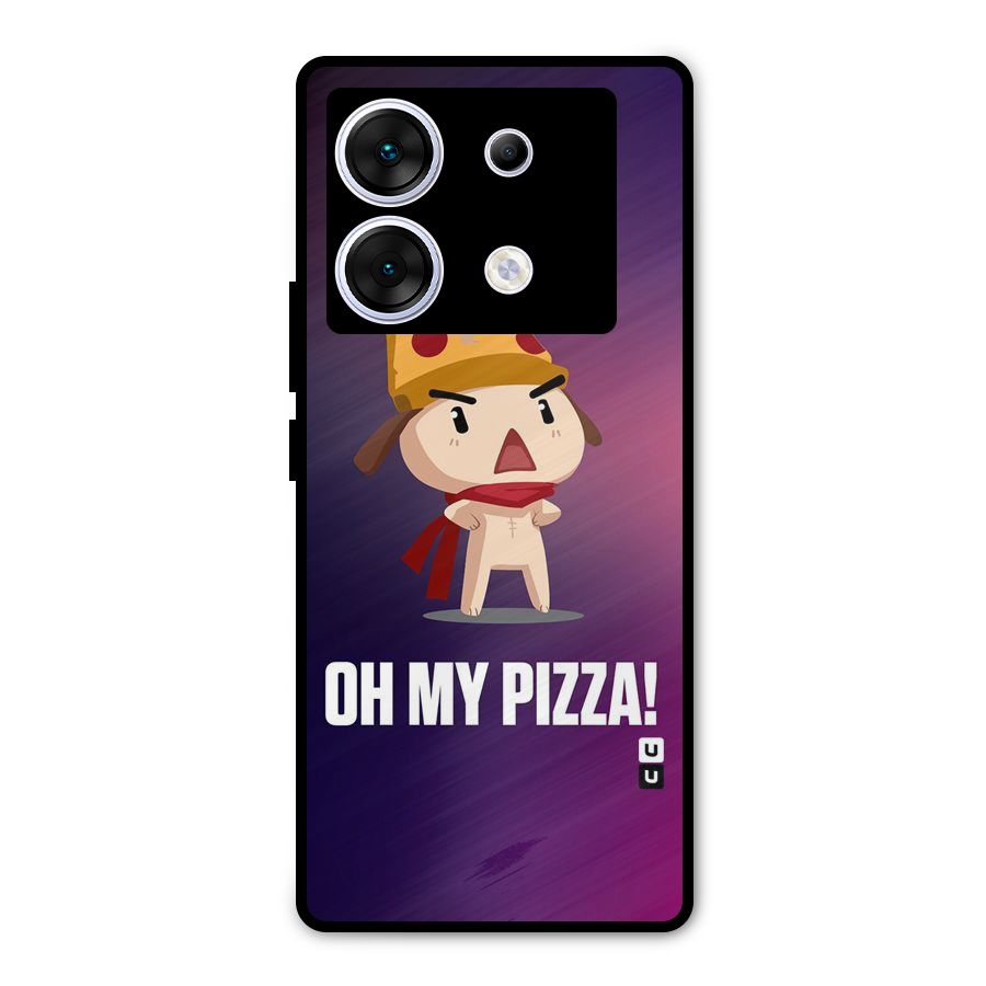 Oh My Pizza Metal Back Case for Infinix Zero 30 5G