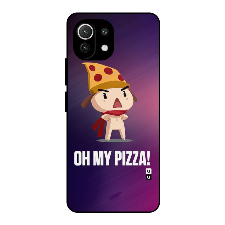 Oh My Pizza Metal Back Case for Mi 11 Lite NE 5G
