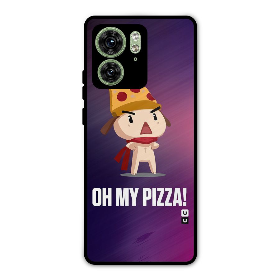 Oh My Pizza Metal Back Case for Motorola Edge 40 5G