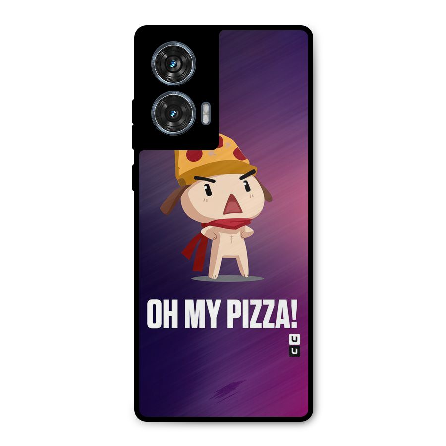 Oh My Pizza Metal Back Case for Motorola Edge 50 Fusion