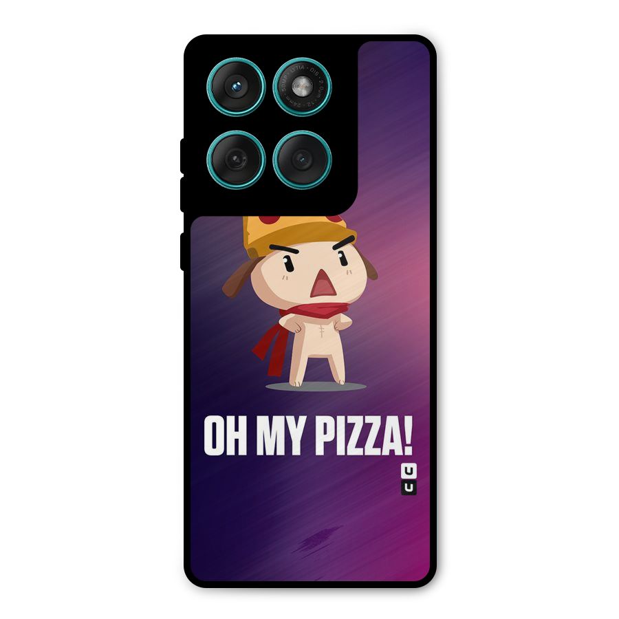 Oh My Pizza Metal Back Case for Motorola Edge 60