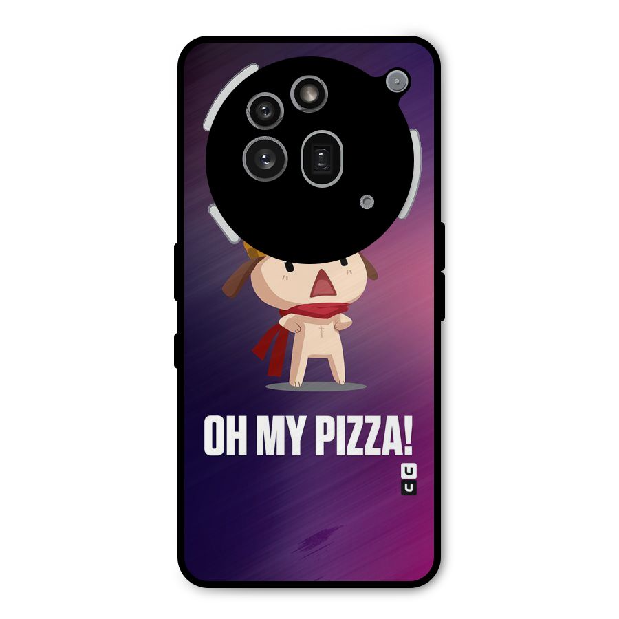 Oh My Pizza Metal Back Case for Nothing Phone 3a Pro