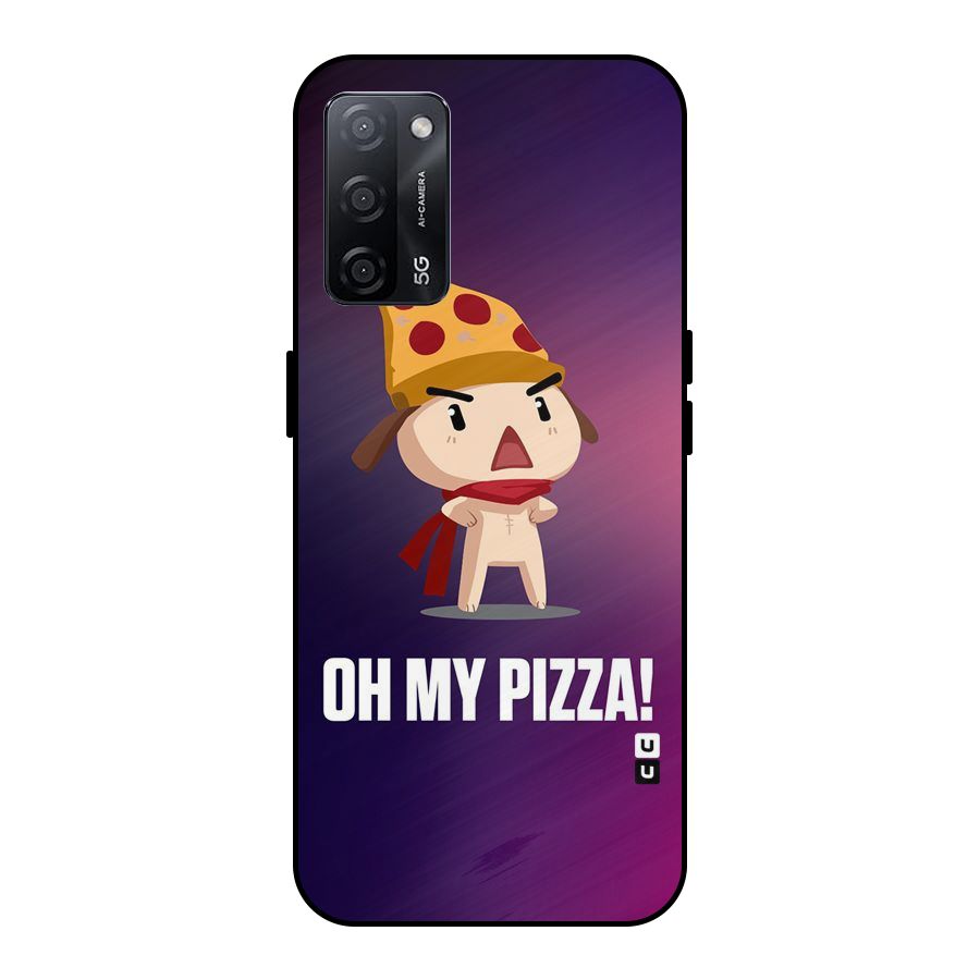 Oh My Pizza Metal Back Case for Oppo A53s 5G