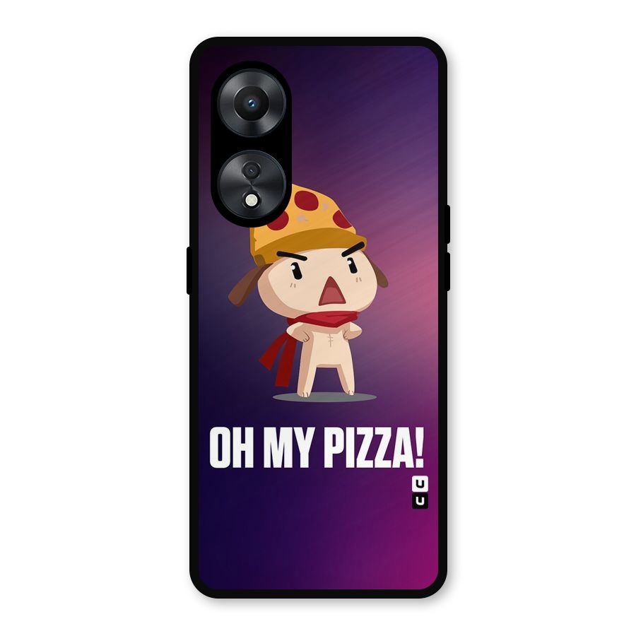 Oh My Pizza Metal Back Case for Oppo A78