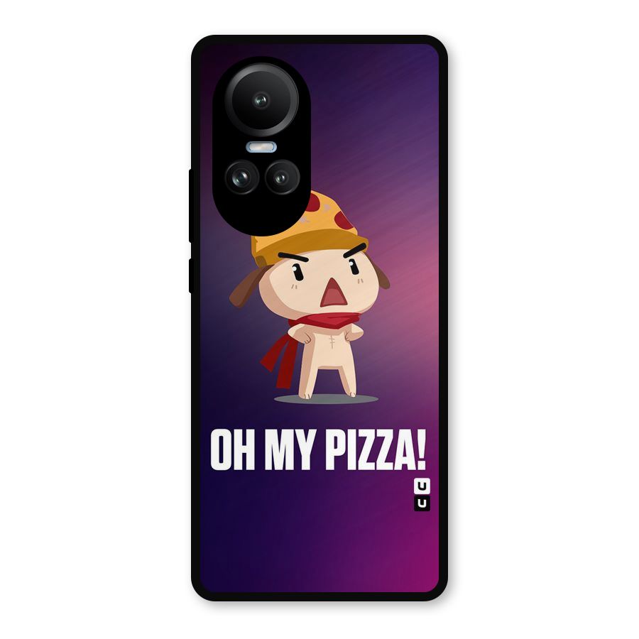 Oh My Pizza Metal Back Case for Oppo Reno10