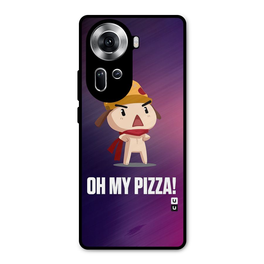 Oh My Pizza Metal Back Case for Oppo Reno11 5G