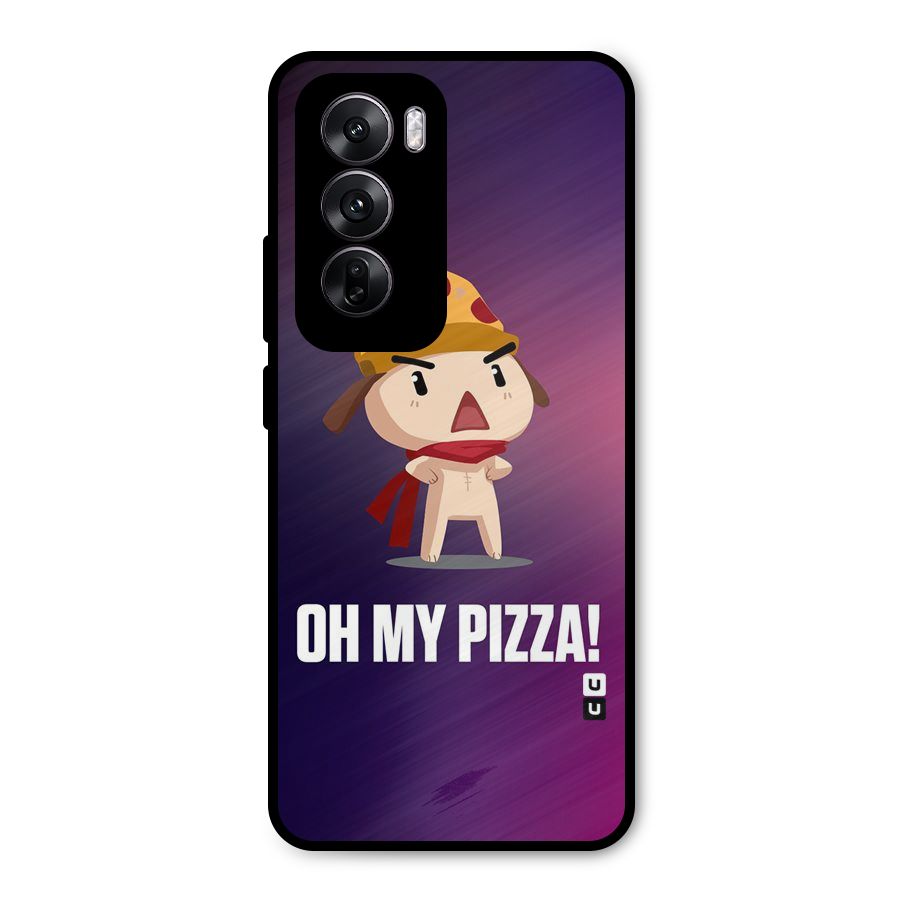 Oh My Pizza Metal Back Case for Oppo Reno12