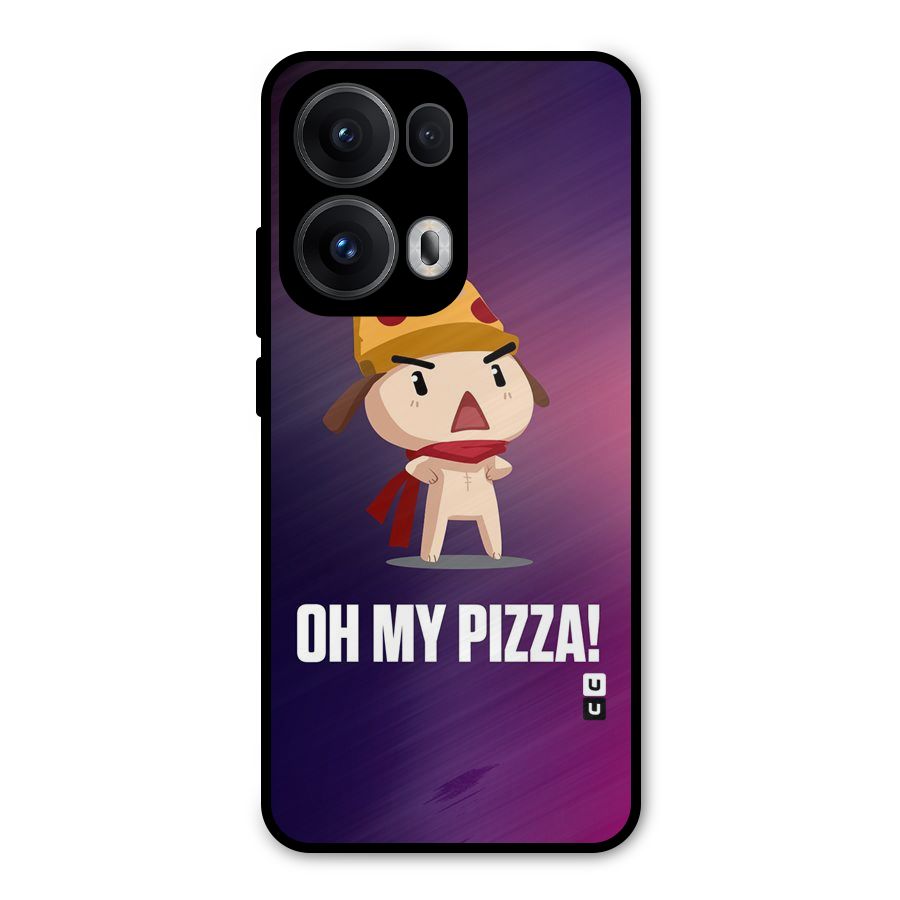Oh My Pizza Metal Back Case for Oppo Reno13 Pro