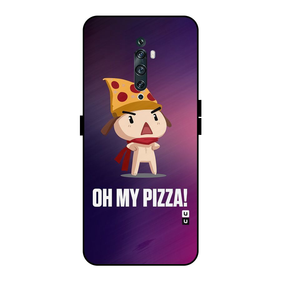 Oh My Pizza Metal Back Case for Oppo Reno2 F