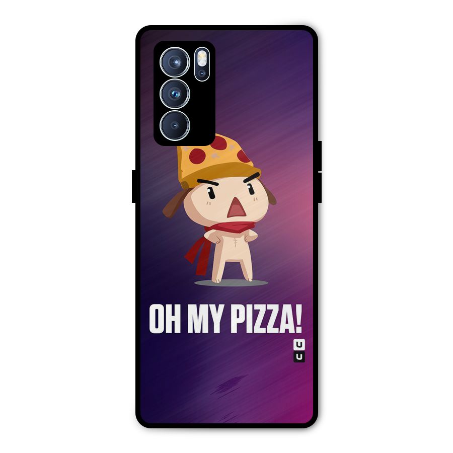Oh My Pizza Metal Back Case for Oppo Reno6 Pro 5G