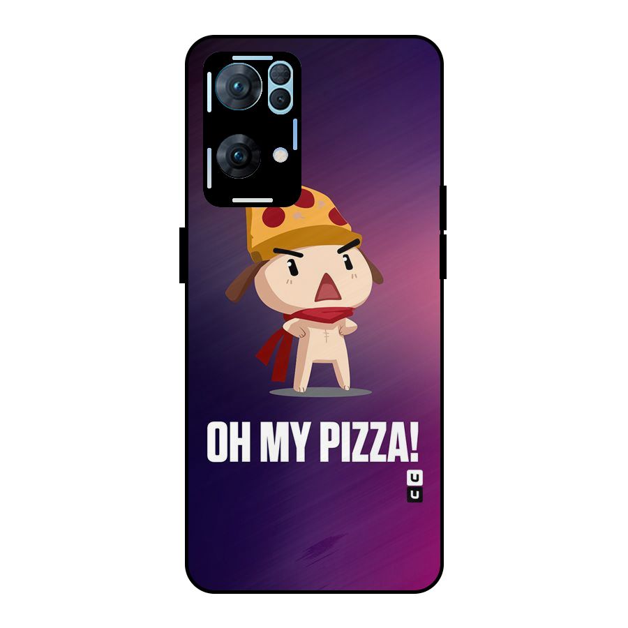 Oh My Pizza Metal Back Case for Oppo Reno7 Pro 5G