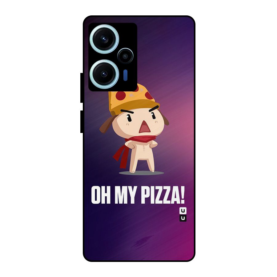 Oh My Pizza Metal Back Case for Poco F5