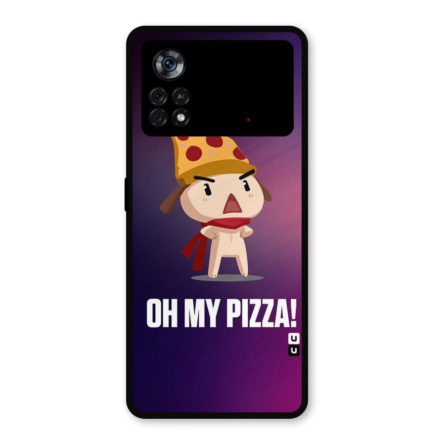 Oh My Pizza Metal Back Case for Poco X4 Pro 5G