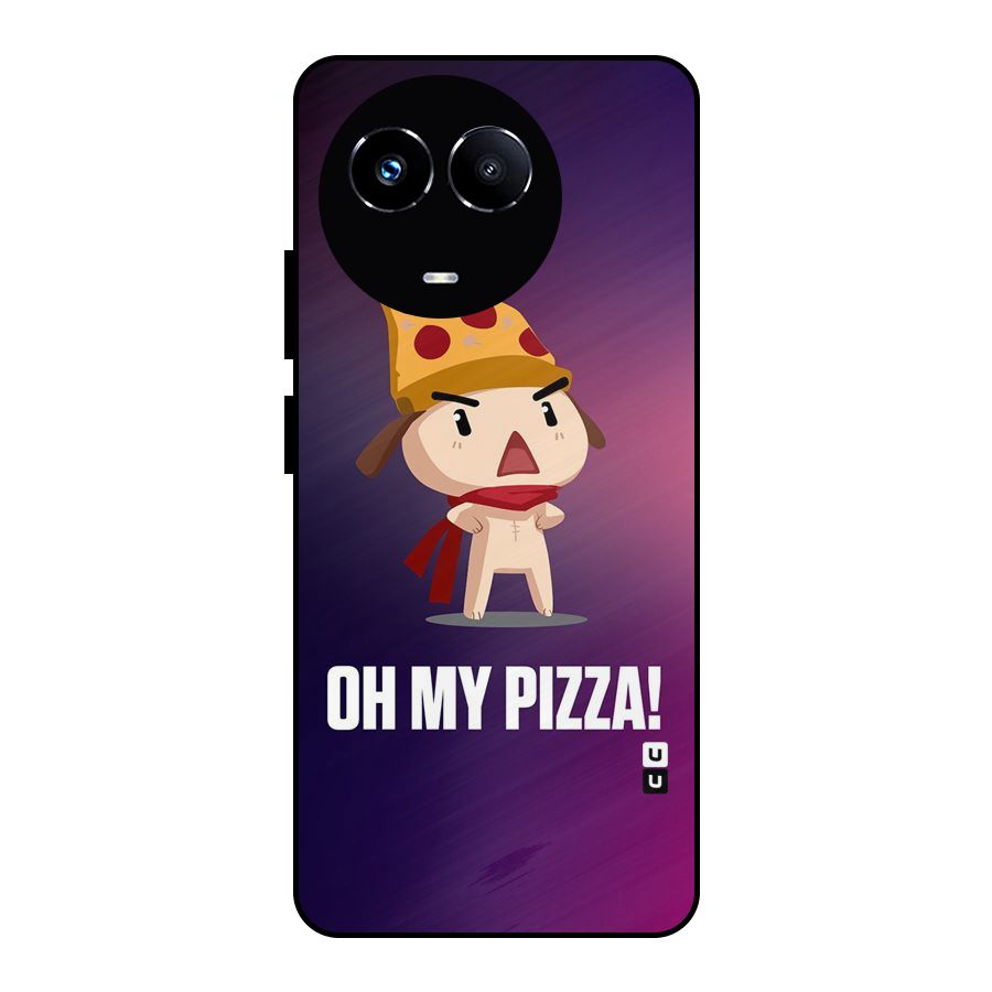 Oh My Pizza Metal Back Case for Realme Narzo 60X