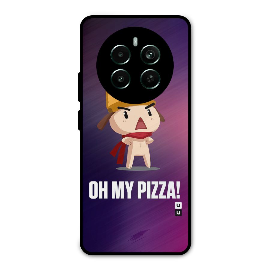 Oh My Pizza Metal Back Case for Realme Narzo 70 Pro