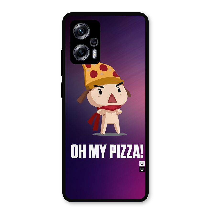 Oh My Pizza Metal Back Case for Redmi K50i