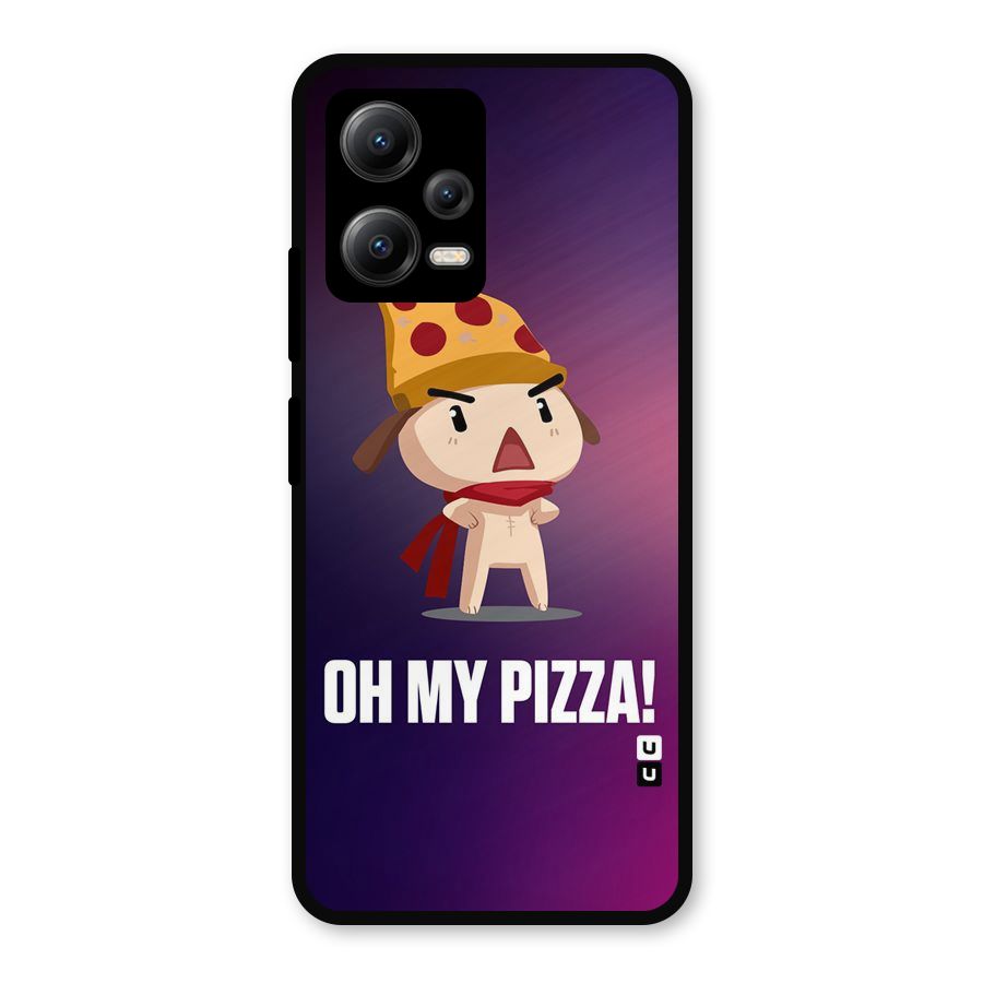 Oh My Pizza Metal Back Case for Redmi Note 12 5G