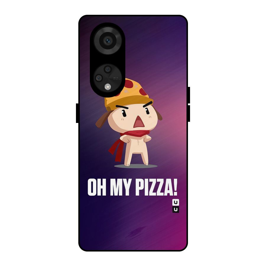 Oh My Pizza Metal Back Case for Reno8 T 5G