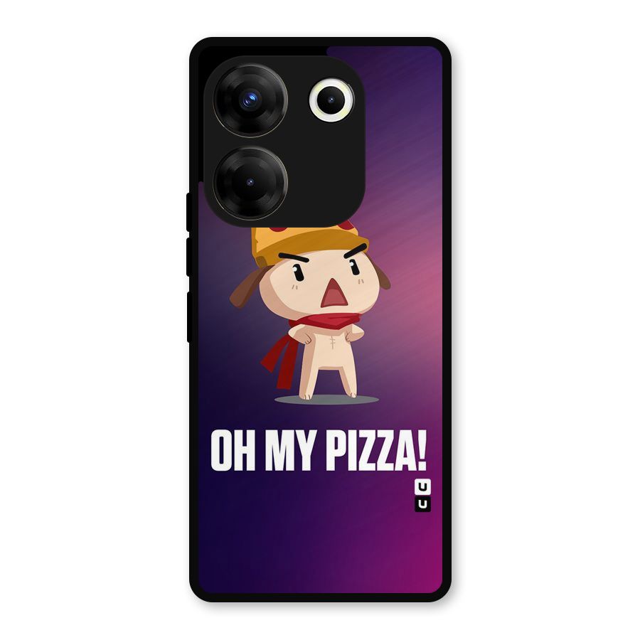 Oh My Pizza Metal Back Case for Tecno Camon 20 Pro