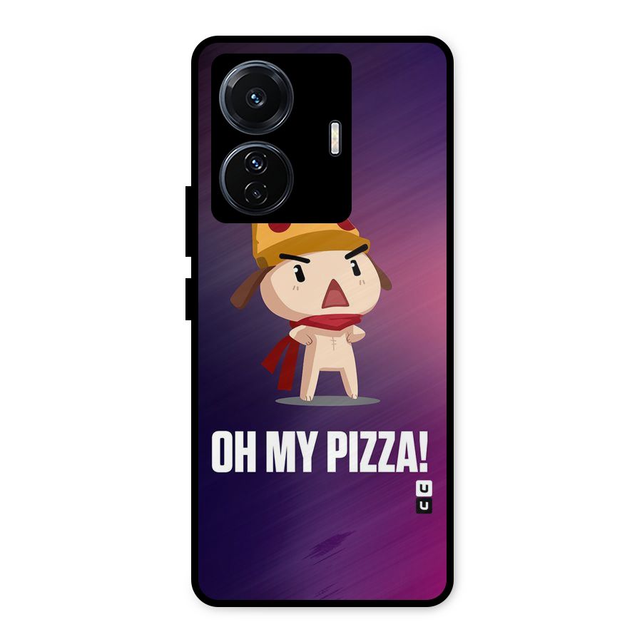 Oh My Pizza Metal Back Case for Vivo T1 Pro