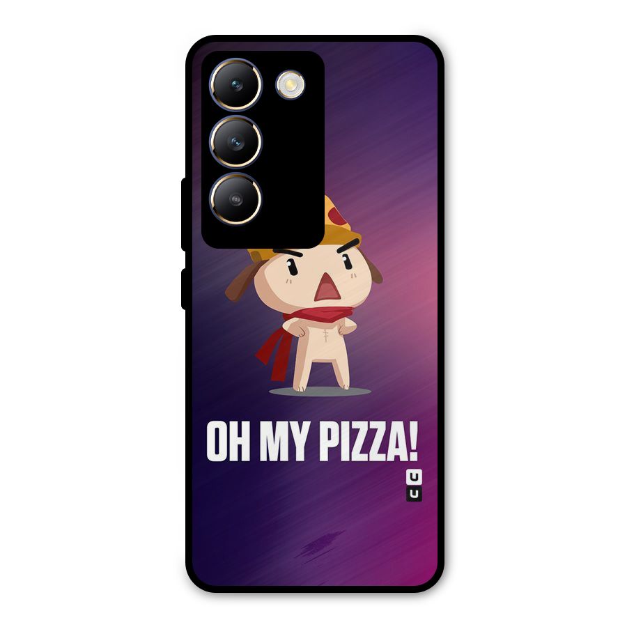 Oh My Pizza Metal Back Case for Vivo T3 5G