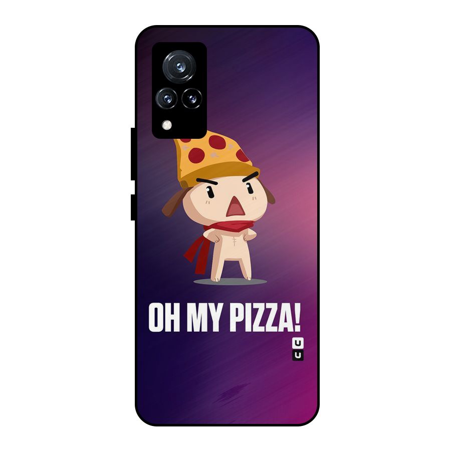 Oh My Pizza Metal Back Case for Vivo V21 5G