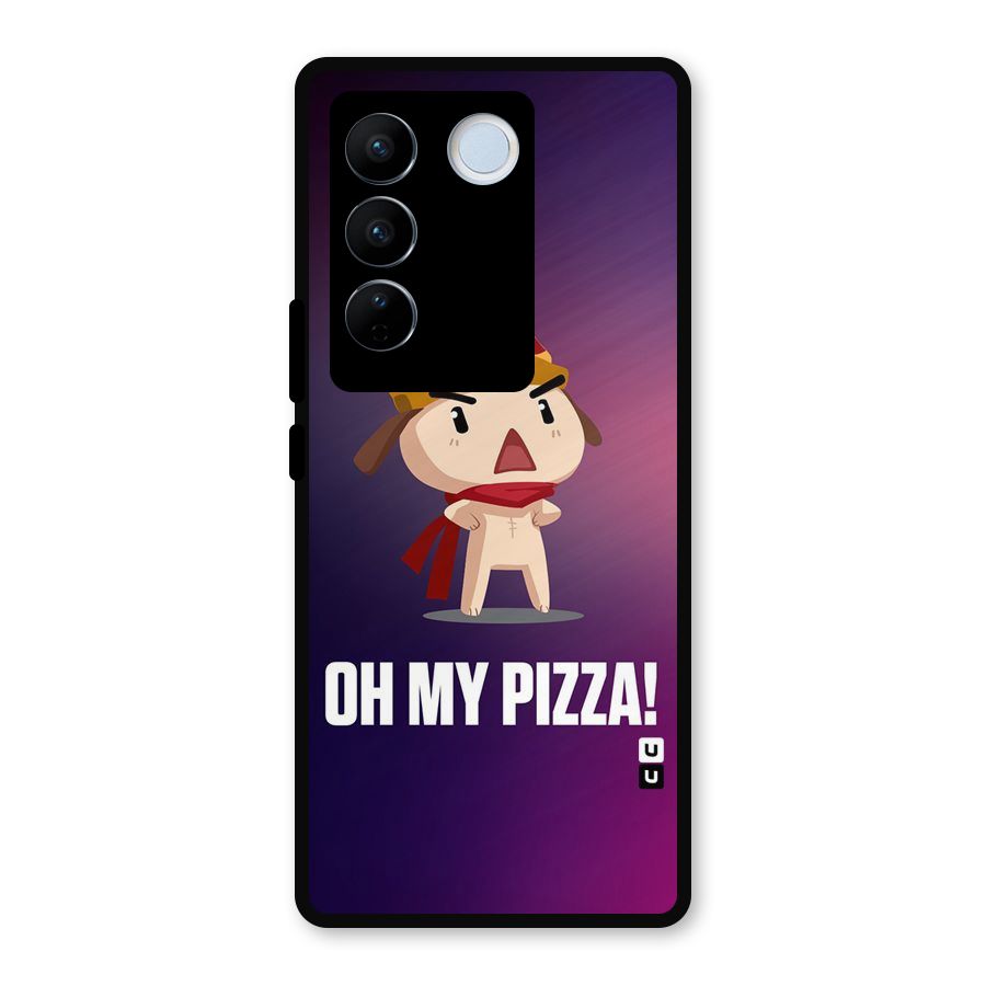 Oh My Pizza Metal Back Case for Vivo V27