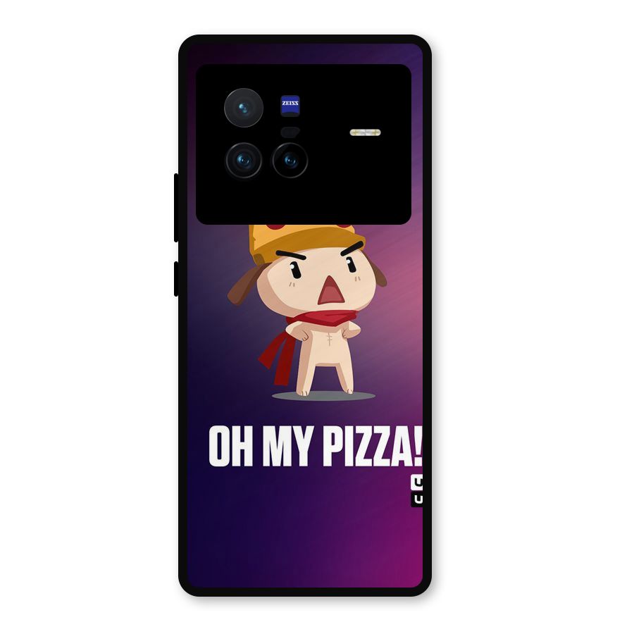 Oh My Pizza Metal Back Case for Vivo X80