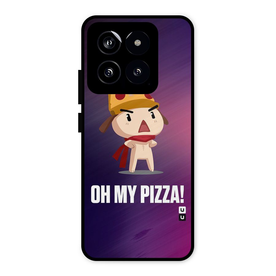 Oh My Pizza Metal Back Case for Xiaomi 14