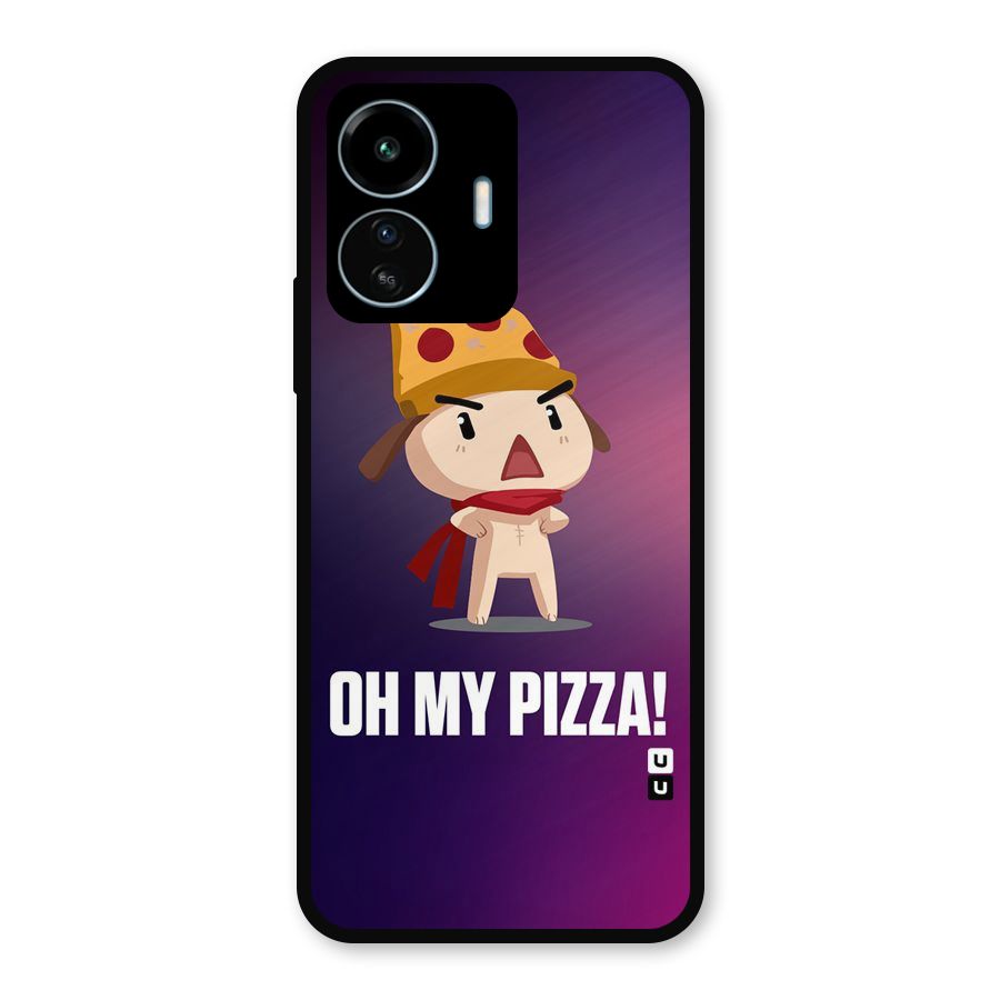 Oh My Pizza Metal Back Case for vivo iQOO Z6 Lite 5G