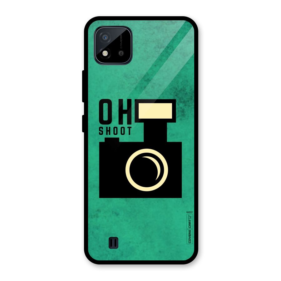 Oh Shoot Glass Back Case for Realme C11 2021