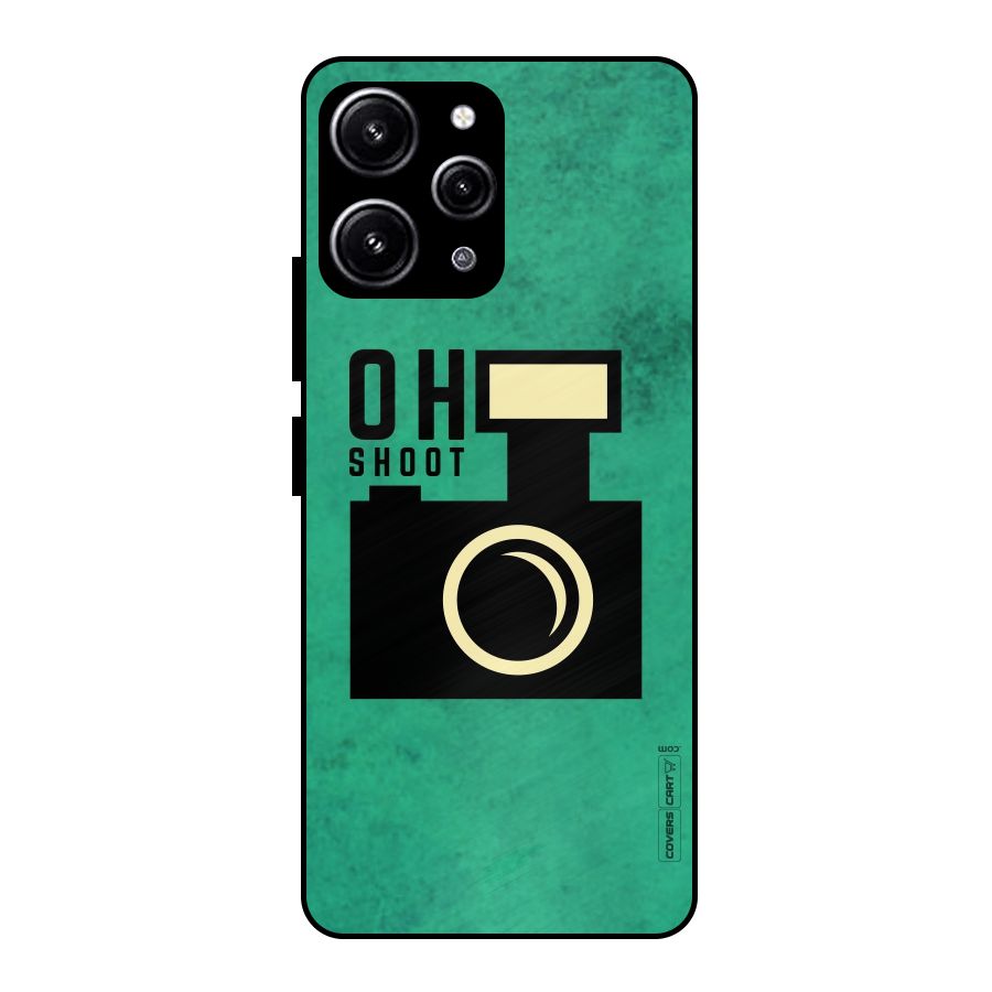 Oh Shoot Glass Back Case for Redmi 12 4G