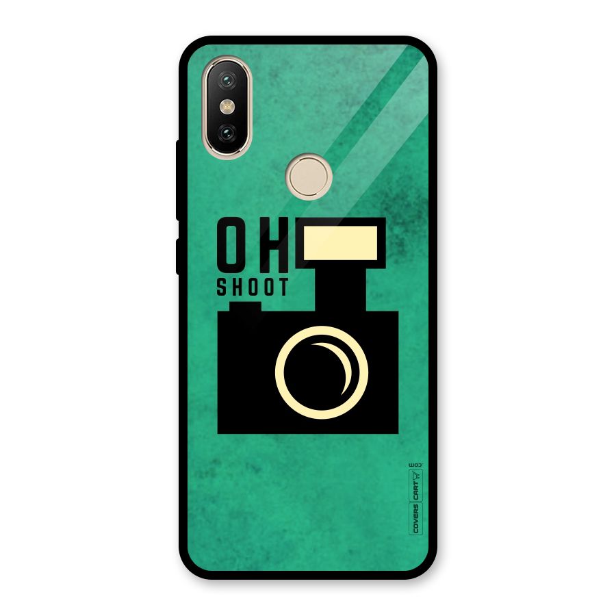 Oh Shoot Glass Back Case for Redmi A2