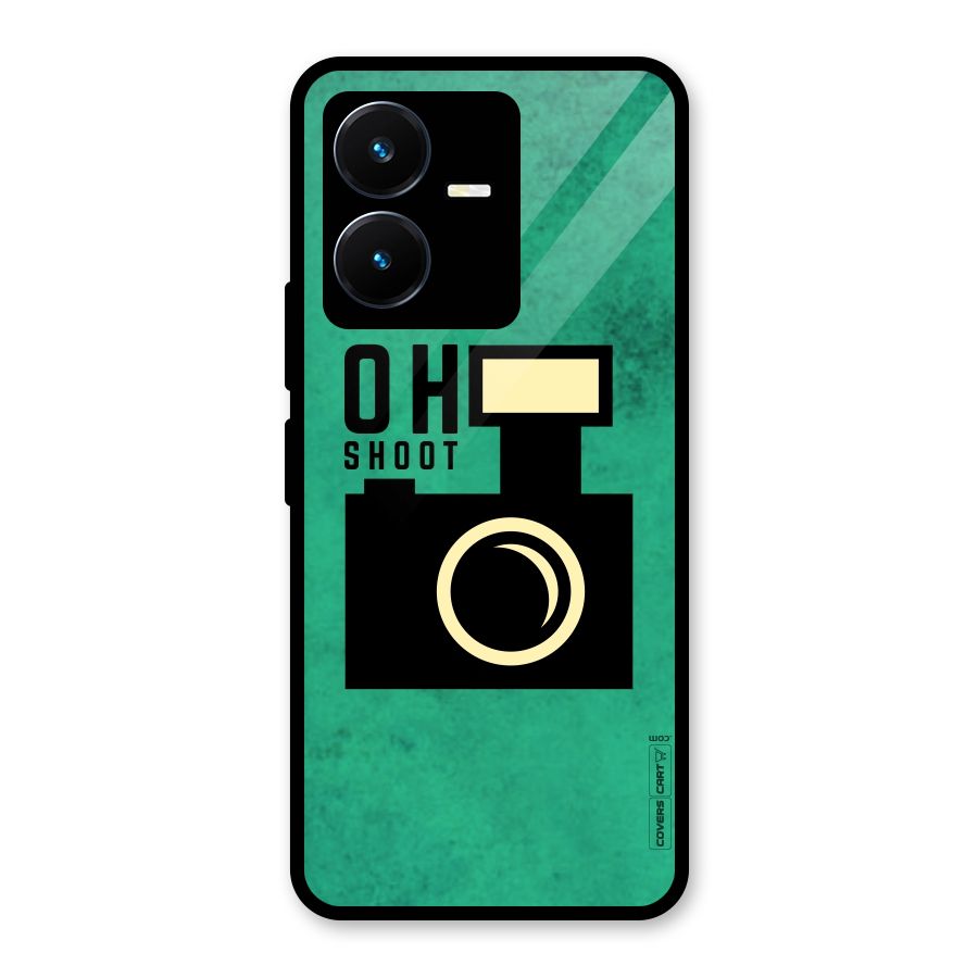 Oh Shoot Glass Back Case for Vivo Y22s