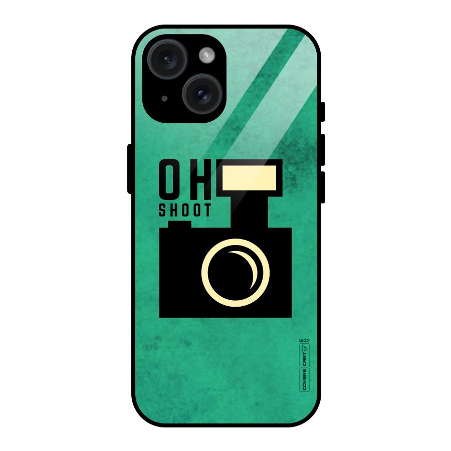 Oh Shoot Glass Back Case for iPhone 15