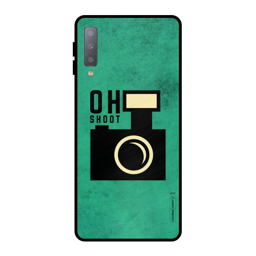 Oh Shoot Metal Back Case for Galaxy A7 (2018)