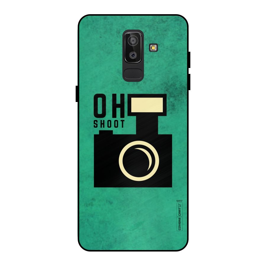 Oh Shoot Metal Back Case for Galaxy J8