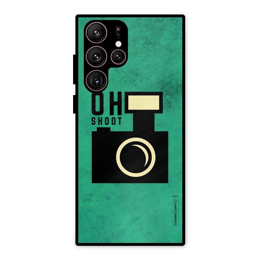 Oh Shoot Metal Back Case for Galaxy S22 Ultra 5G