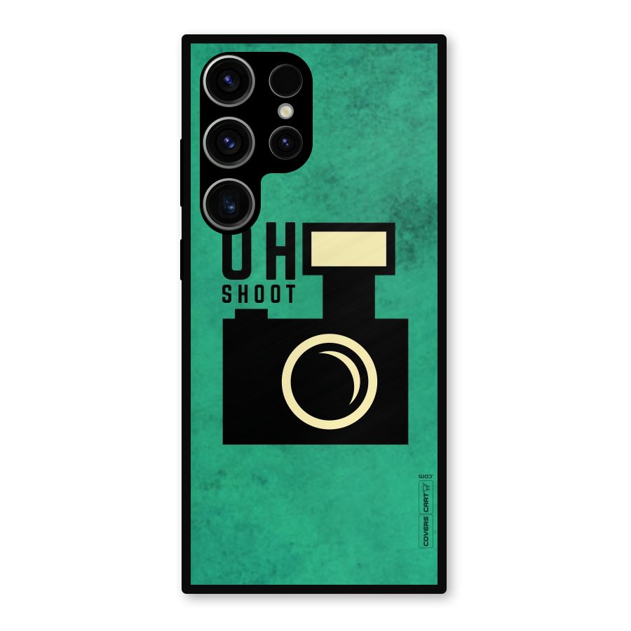 Oh Shoot Metal Back Case for Galaxy S23 Ultra