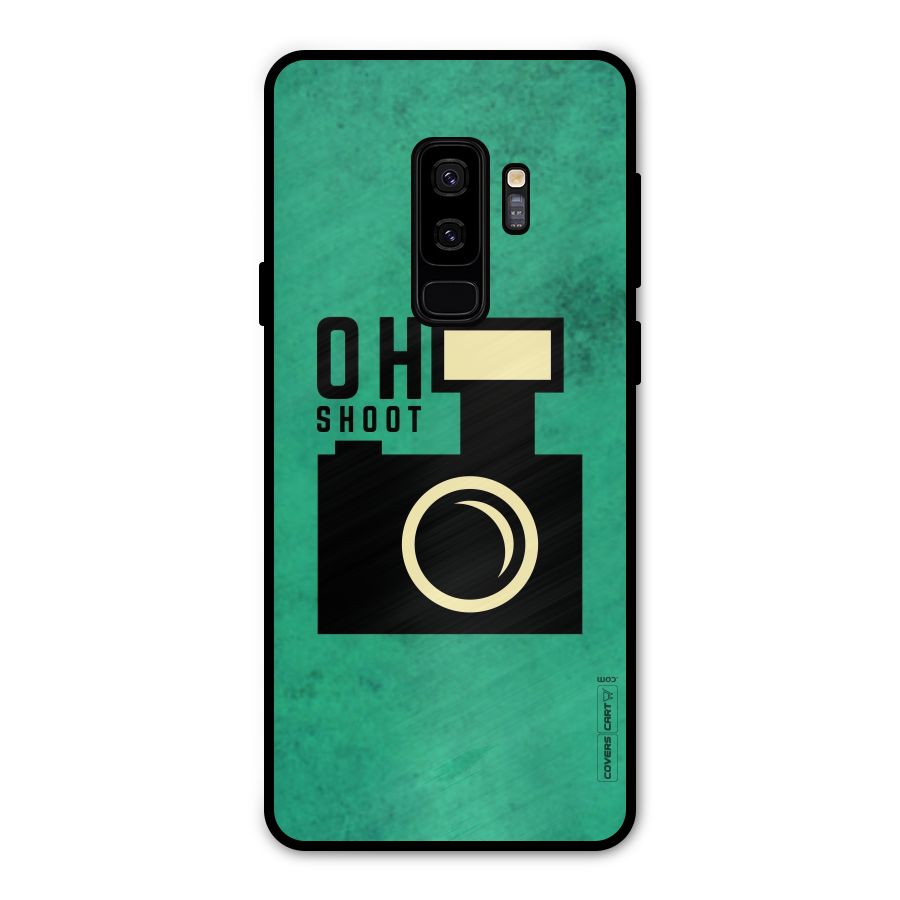 Oh Shoot Metal Back Case for Galaxy S9 Plus