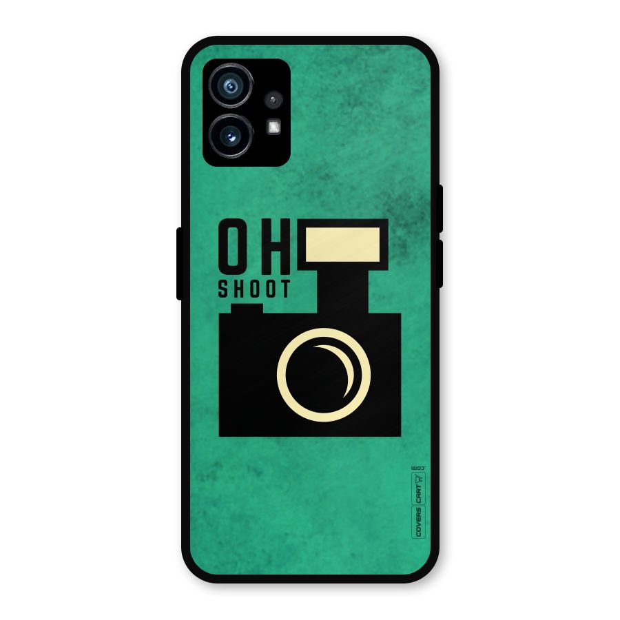 Oh Shoot Metal Back Case for Nothing Phone 1
