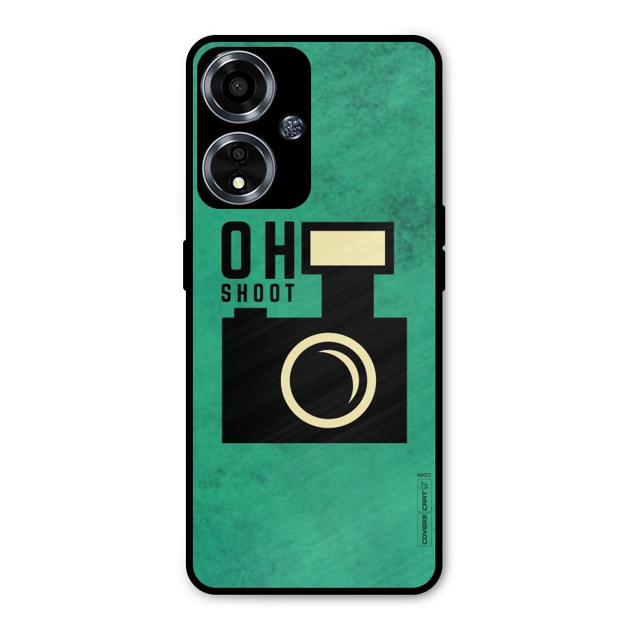 Oh Shoot Metal Back Case for Oppo A59