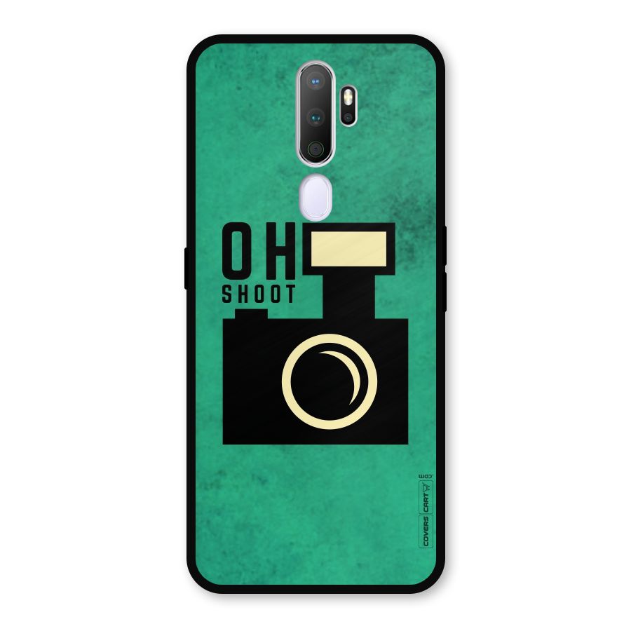 Oh Shoot Metal Back Case for Oppo A5 (2020)