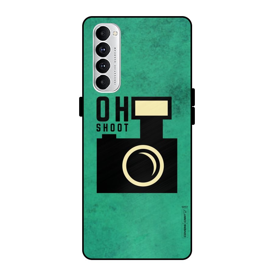 Oh Shoot Metal Back Case for Oppo Reno4 Pro