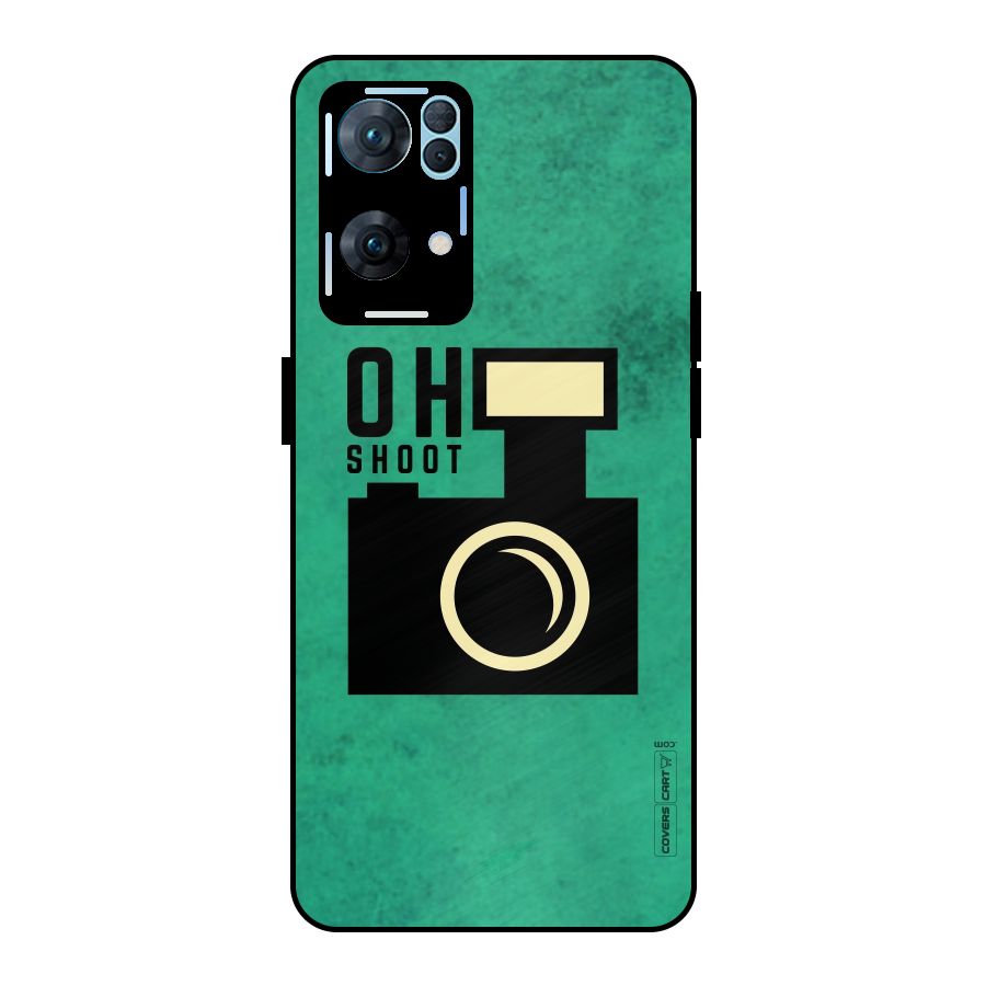 Oh Shoot Metal Back Case for Oppo Reno7 Pro 5G